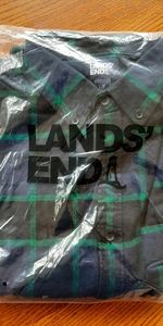 Mens Lands End Flannel shirt, size Large/Tall